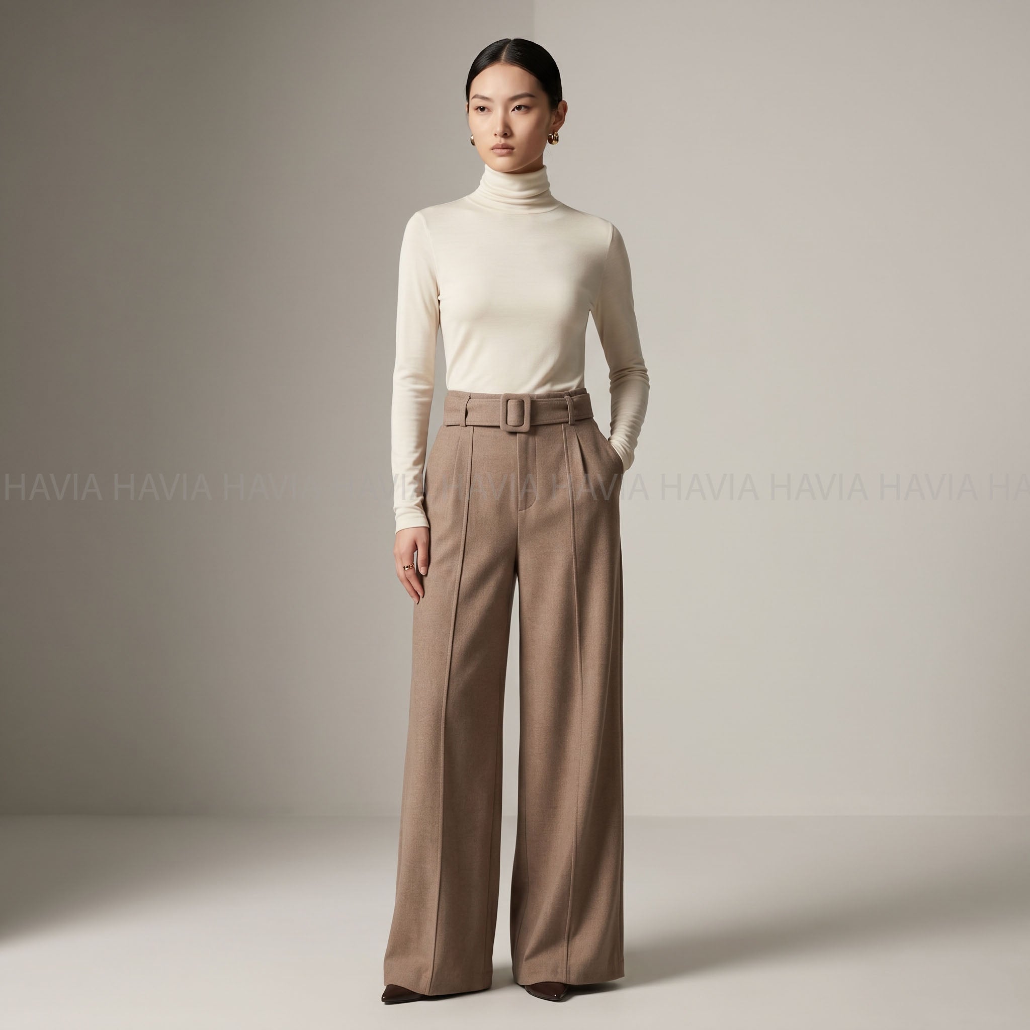 Quần Nỉ Lưng Thun + Belt QN51167