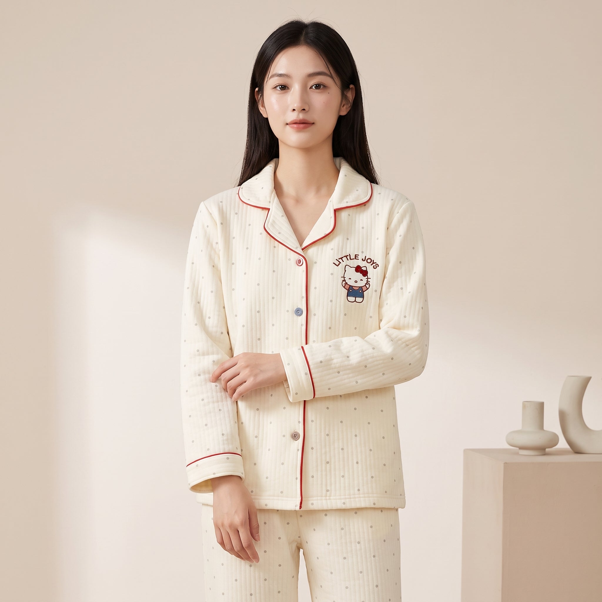 Đồ Ngủ Bông Helot Kitty DNB5537