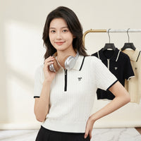 Áo Len Tay Ngắn Thêu Nơ AL1155