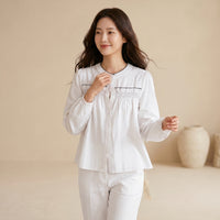 Áo Sơ Mi Tay Dài Cổ Bèo AS2507