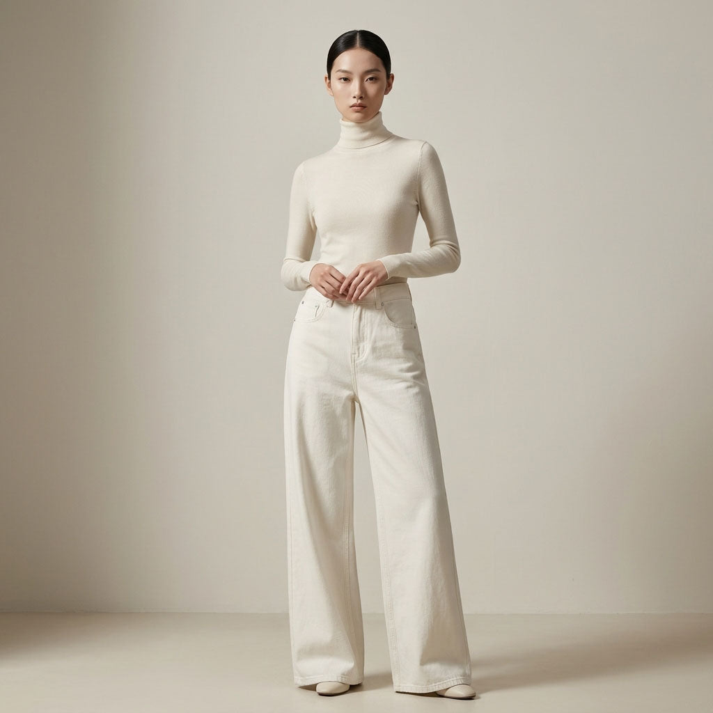 Quần Jean Lụa Suông QJ3765