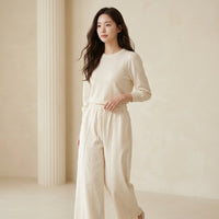Quần Nỉ Suông Lai Bèo QN80128