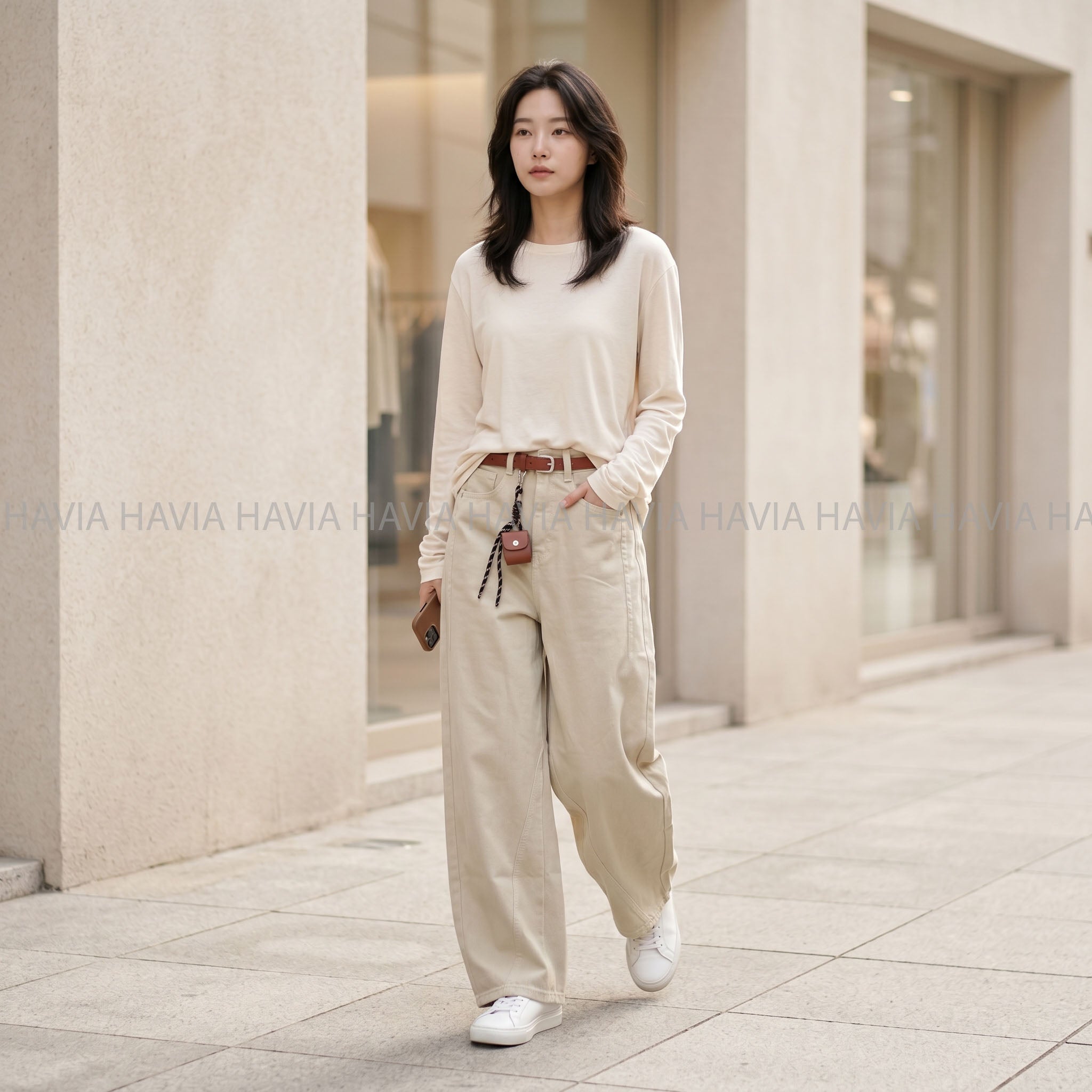 Quần Jean Kem + Bell QJ9923