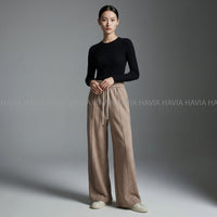 Quần Nỉ Suông Lưng Thun QN8449